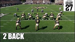 The Best TWO BACK Playbook in College Football 27