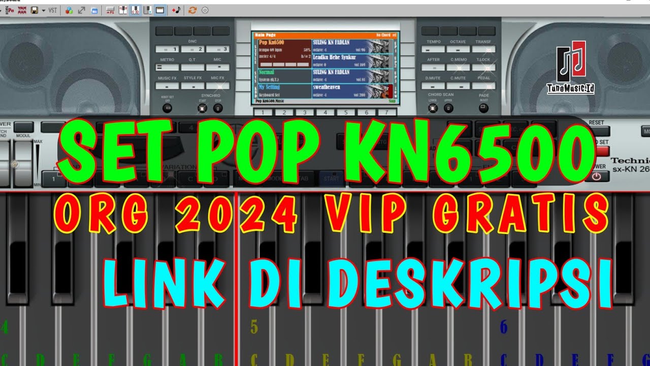 Set Pop Kn6500 Full Hd ORG 2024 Music Studio | Premium - Gratis Download