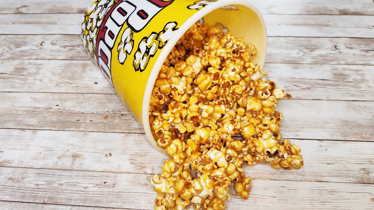 Pop corn al caramello, veloci da preparare!!