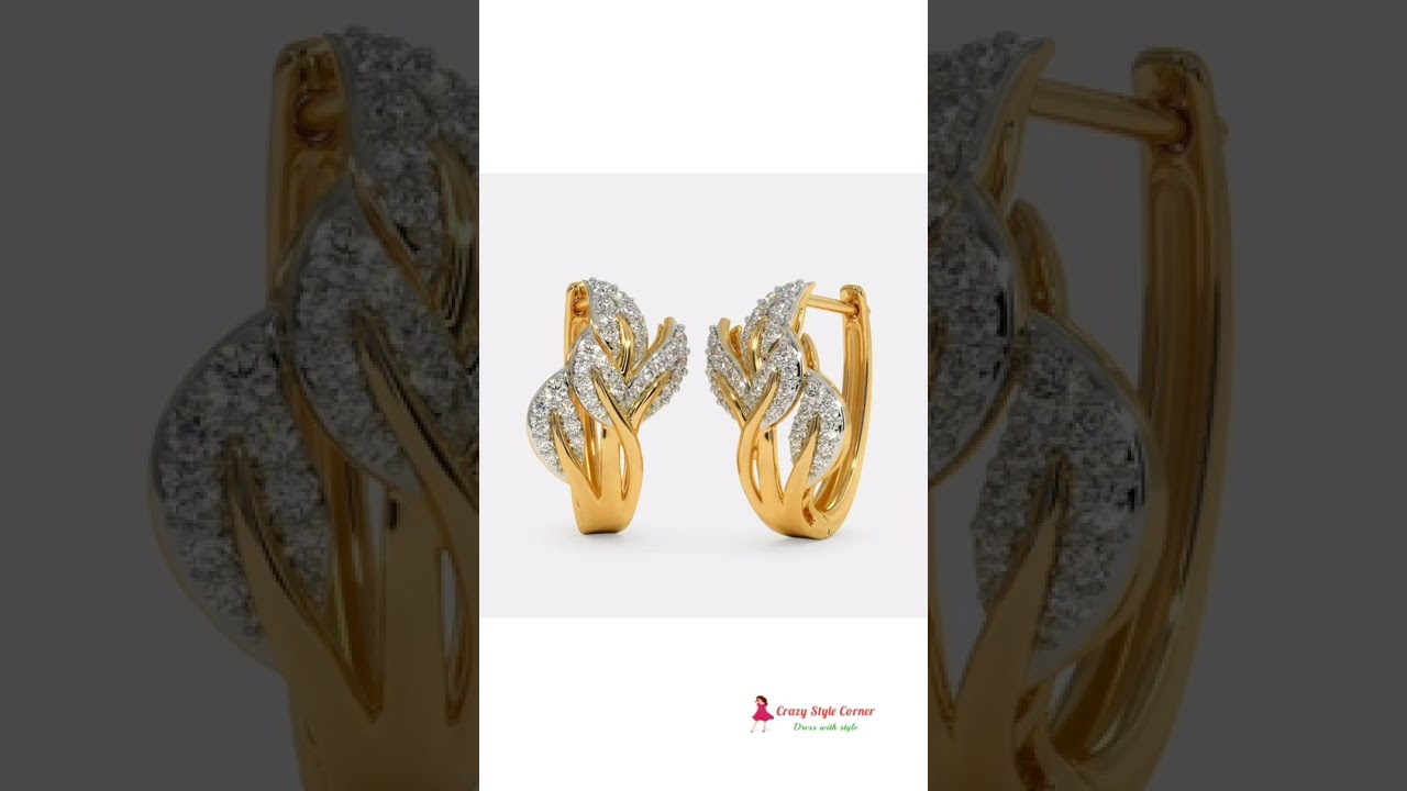 Latest 22kt Gold Earrings Design 2022