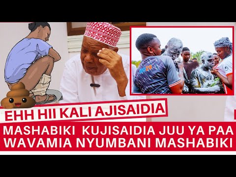 MZEE DALALI EHH HII KALI MASHABIKI WAVAMIA MASHABIKI KUJISAIDIA JUU YA PAA NYUMBANI KWA DALALI 