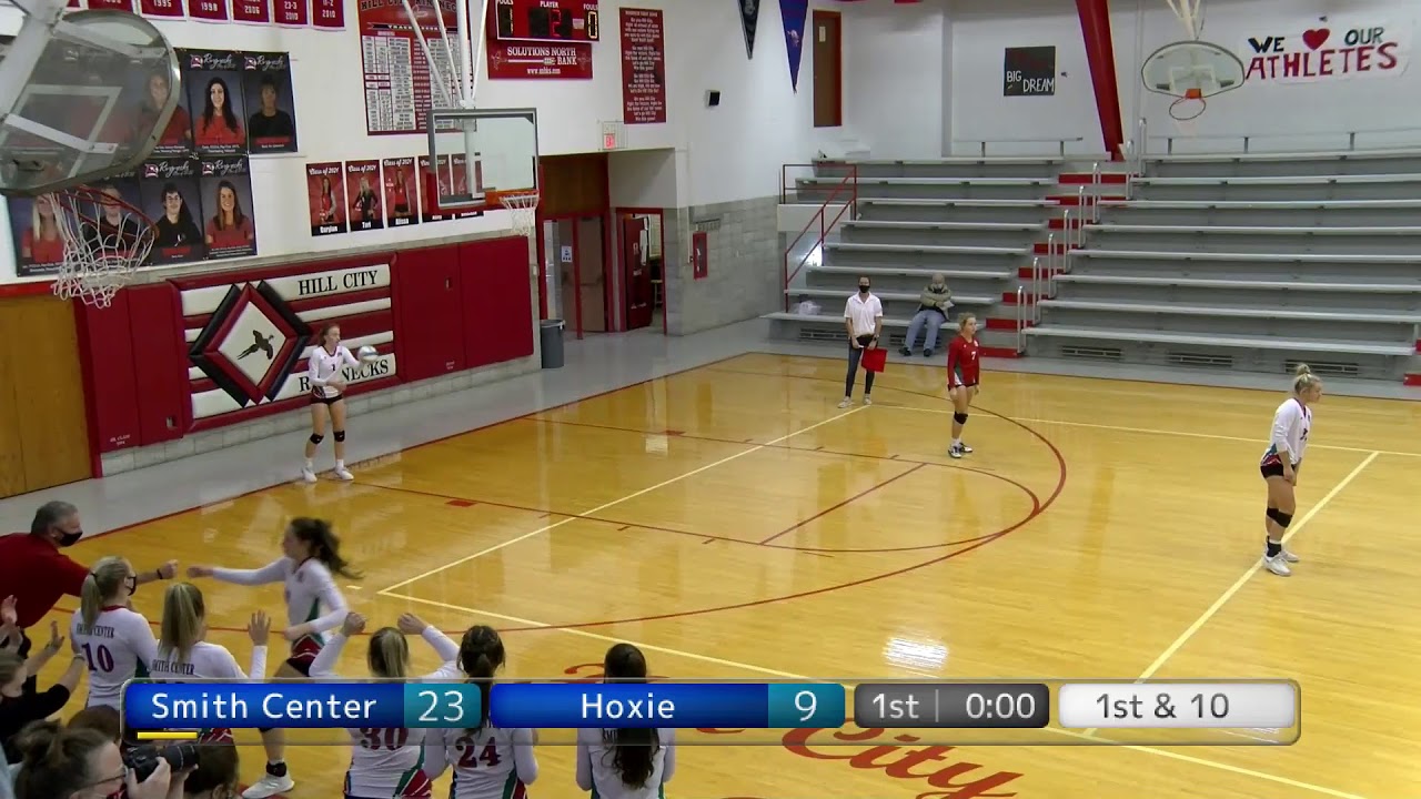 Smith Center Lady Red Vs. Hoxie Indians Sub-State Final Volleyball Match