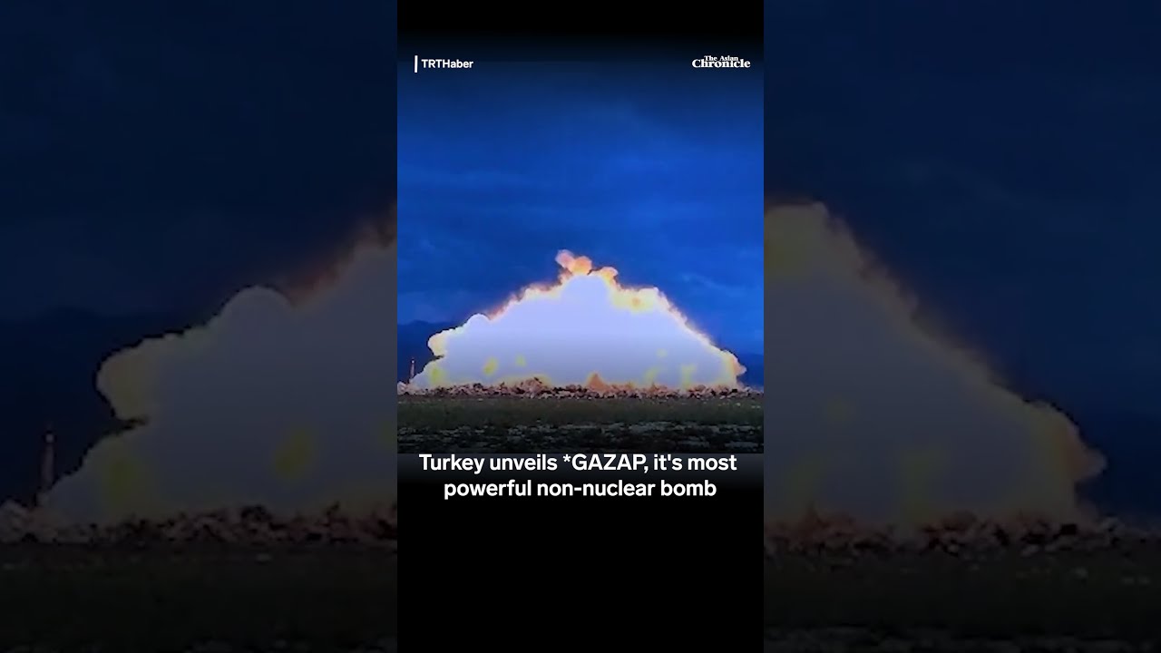 Turkey Unveils GAZAP Its Most Powerful Non Nuclear Bomb Yet At IDEF 2025 