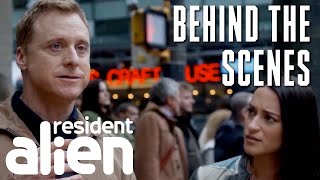 Turning Vancouver Into New York City! | Resident Alien | SYFY