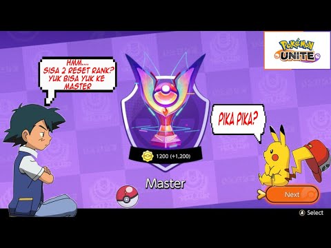 [LIVE] Pokemon Unite POKOKNYA MALEM INI HARUS RANK MASTER TITIK. # ...