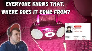 Reaction - ???? -  Everyone Knows That (Internet Mystery × Unknown song) | SONG FOUND.