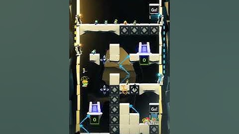 Lemmings. Challenge Levels. Level W 1-9. Walkthrough.