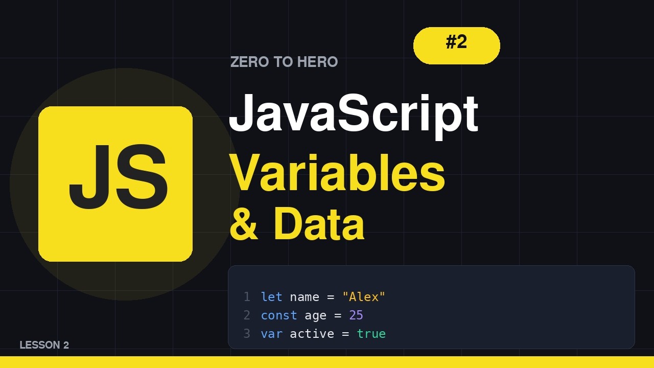 JavaScript From Zero to Hero #2 – Why Variables Confuse Beginners - YouTube