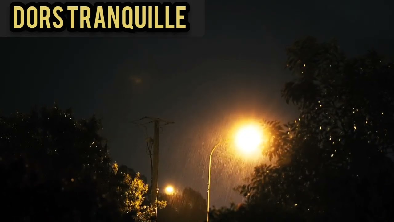 Relaxation nocturne – Pluie apaisante pour dormir calmement