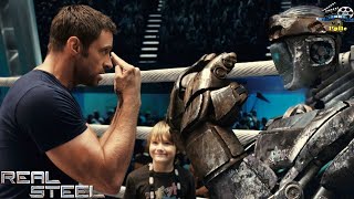 قصة ملاكم سابق يجد روبوت قديم فالقمامة ويحوله لبطل العالم في الملاكمة 🥊|| ملخص فيلم  Real Steel.