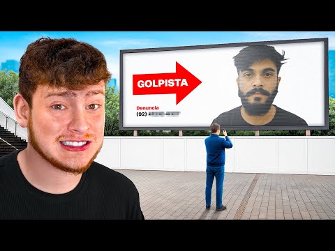 Coloquei um Golpista num Outdoor até ele se Ver!