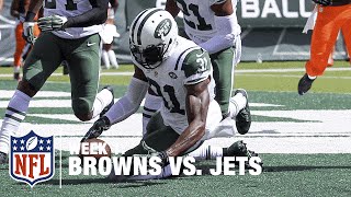 McCown hit leads to CB Antonio Cromartie Fumble Recovery in Endzone | Browns vs. Jets | NFL