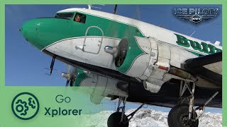 Jeff nearly runs off the runway | Ice Pilots NWT S06E05 | Go Xplorer