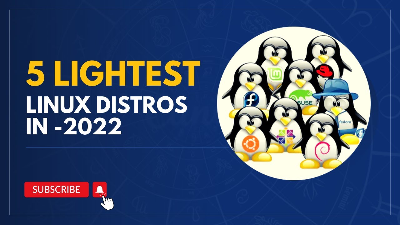 Top 5 Best Lightweight Linux Distros in 2022! - YouTube