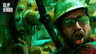 Crew Blown Back by the Mud Burst (Full Scene) | Deepwater Horizon