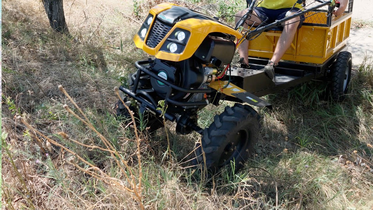 Motocultor diesel, 4x4, de 12CP, ProGARDEN Campo 1273 Alpine - Asamblare. cod produs: 4560001273