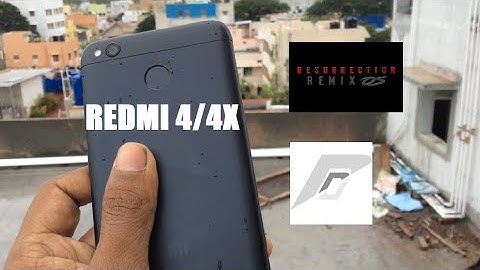 Resurrection remix for redmi 4/4x