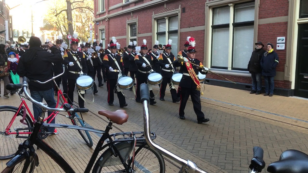 Gruno's Postharmonie, intocht Sinterklaas Groningen 17 november 2018