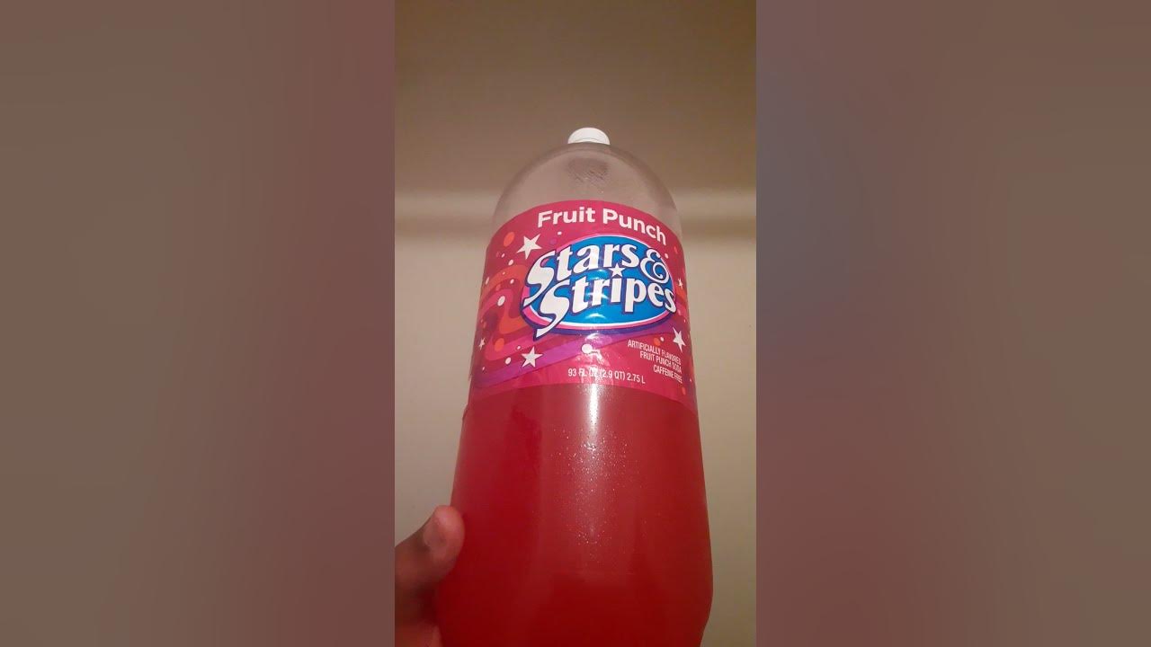 Stars & Stripes Fruit Punch Soda Review - YouTube