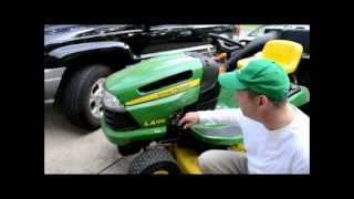 John Deere LA105 Air Filter Change Lawn Mower Garden Tractor
