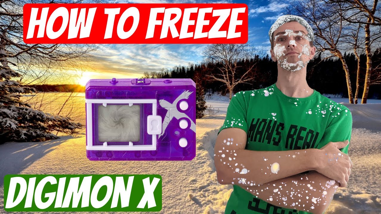 How To Freeze Digimon X | Digimon X Virtual Pet