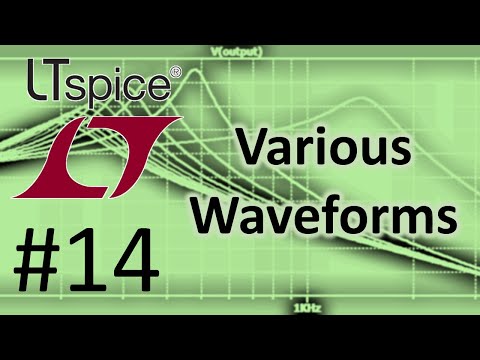 LTSPICE #14: Simulating Various Waveforms (Squarewaves, Sinewaves, Triangles And Sawtooths)