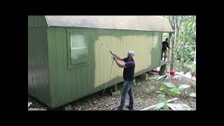 OFF-GRID CABIN BUILD CONTINUES! | Stor-Mor Portable Building Part 2