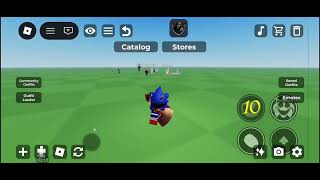Showcasing a script called r15 sonic.exe animation
