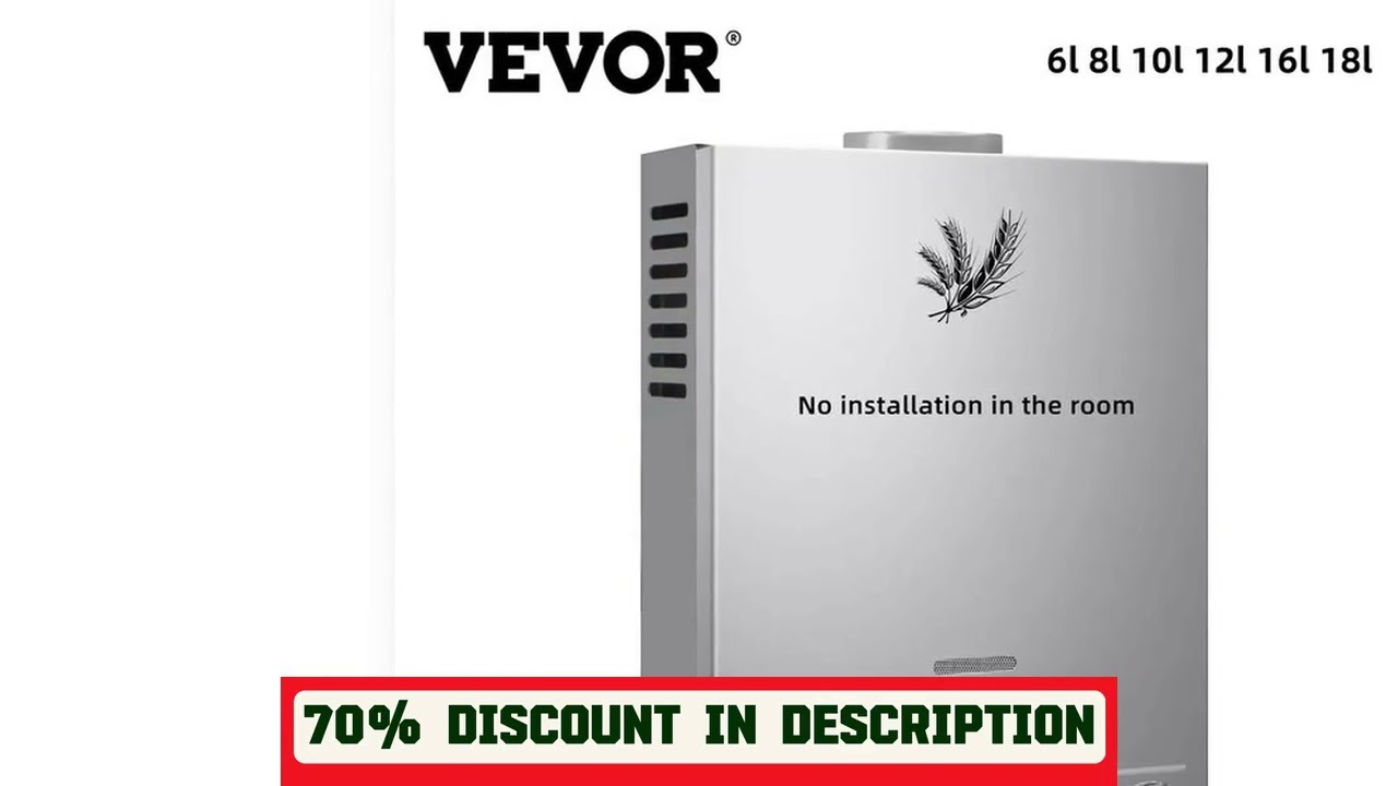 A must-have product! VEVOR LPG liquefied petroleum gas water heater 6L 8L 10L 12L 16L 18L liquefie