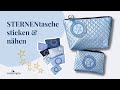 ✨ STERNENtasche sticken & nähen | Stickanleitung | Nähanleitung | Taschenbaumler