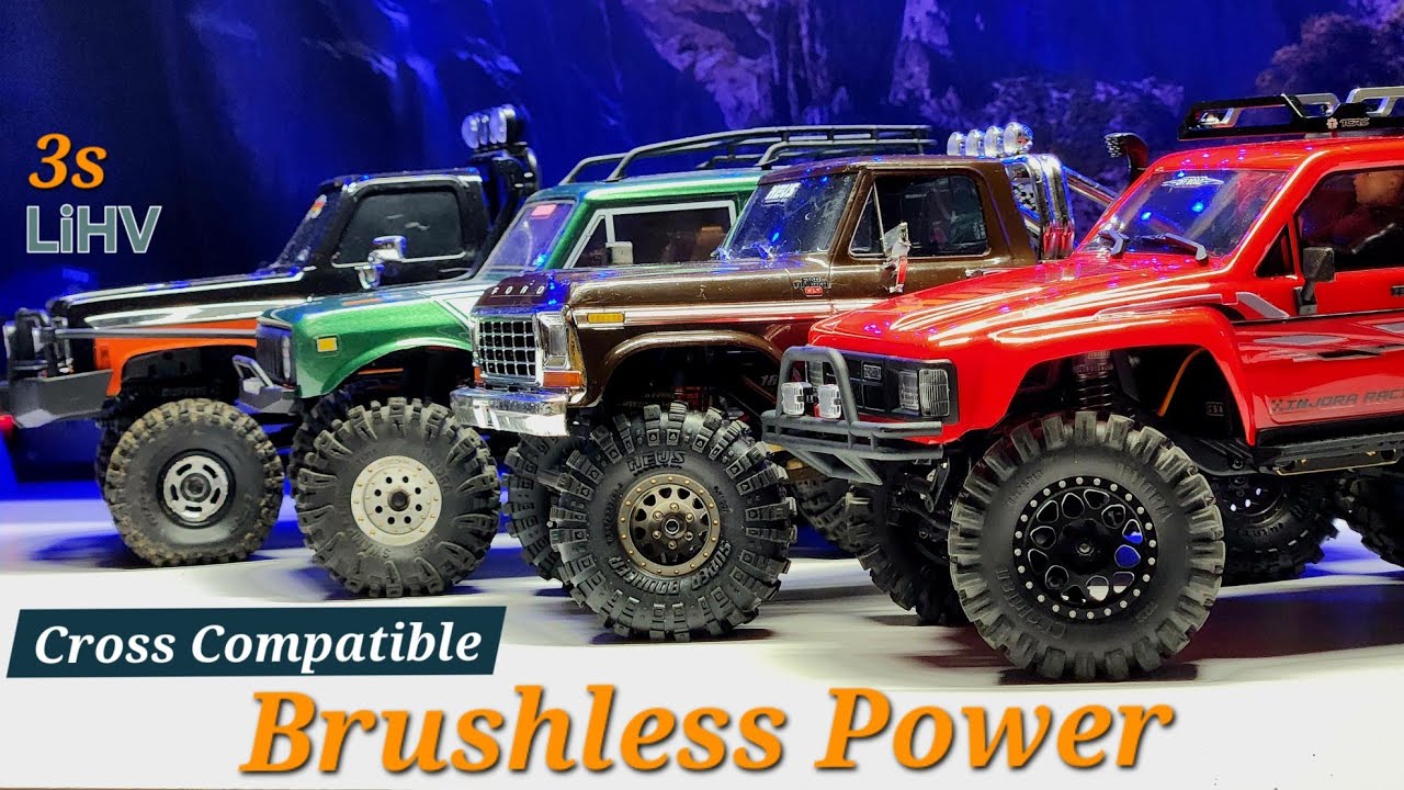 Модернизация бесколлекторного гусеничного радиоуправляемого автомобиля Toyota Hilux Hpi Venture 1...