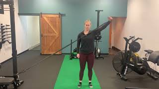 Standing Band Shoulder D2 Flexion