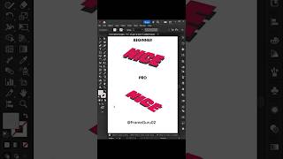 Beginner vs Pro Illustrator Text Effect | 3D NICE Typography Tutorial 2025 ✨