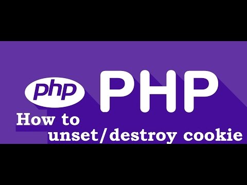 PHP For Beginners - How to Unset or Destroy Cookie in PHP. (Hindi/Urdu)