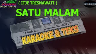 karaoke dangdut SATU MALAM ITJE TRISNAWATI kybord KN2400/2600