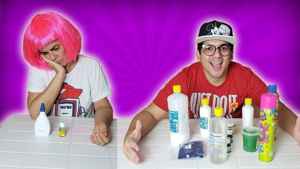 O MENINO QUE TINHA TUDO DE SLIME E A MENINA QUE NÃO TINHA QUASE NADA! - Velhote e Tia Graça