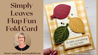 Simply Leaves Flap Fun Fold Card