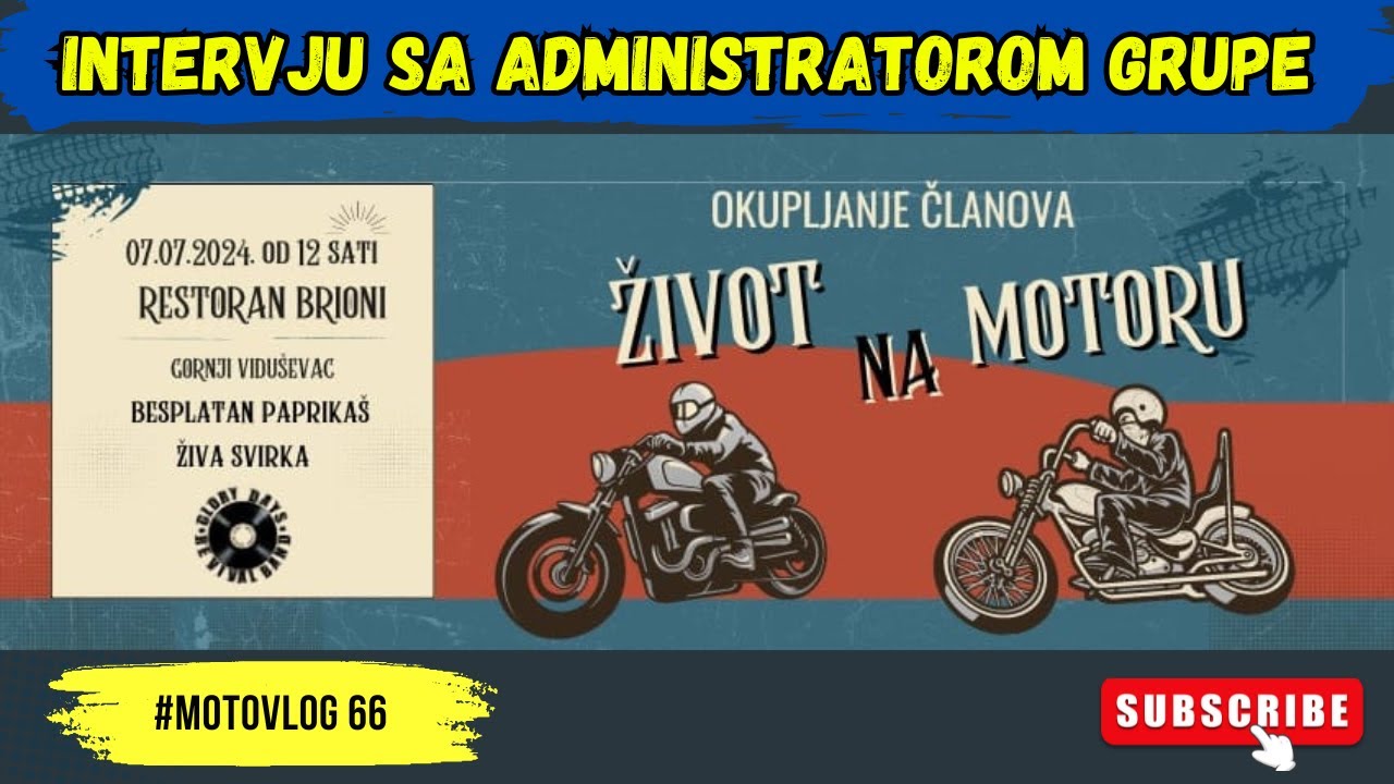 Život na motoru okupljanje članova i intervju sa Krešimirom Toldijem / #motovlog 66