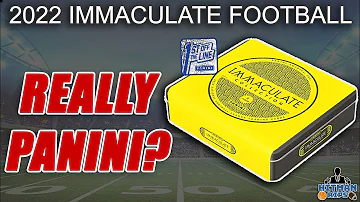 REALLY PANINI? - 2022 Immaculate Football 1st Off The Line (FOTL) Box! $1,800!
