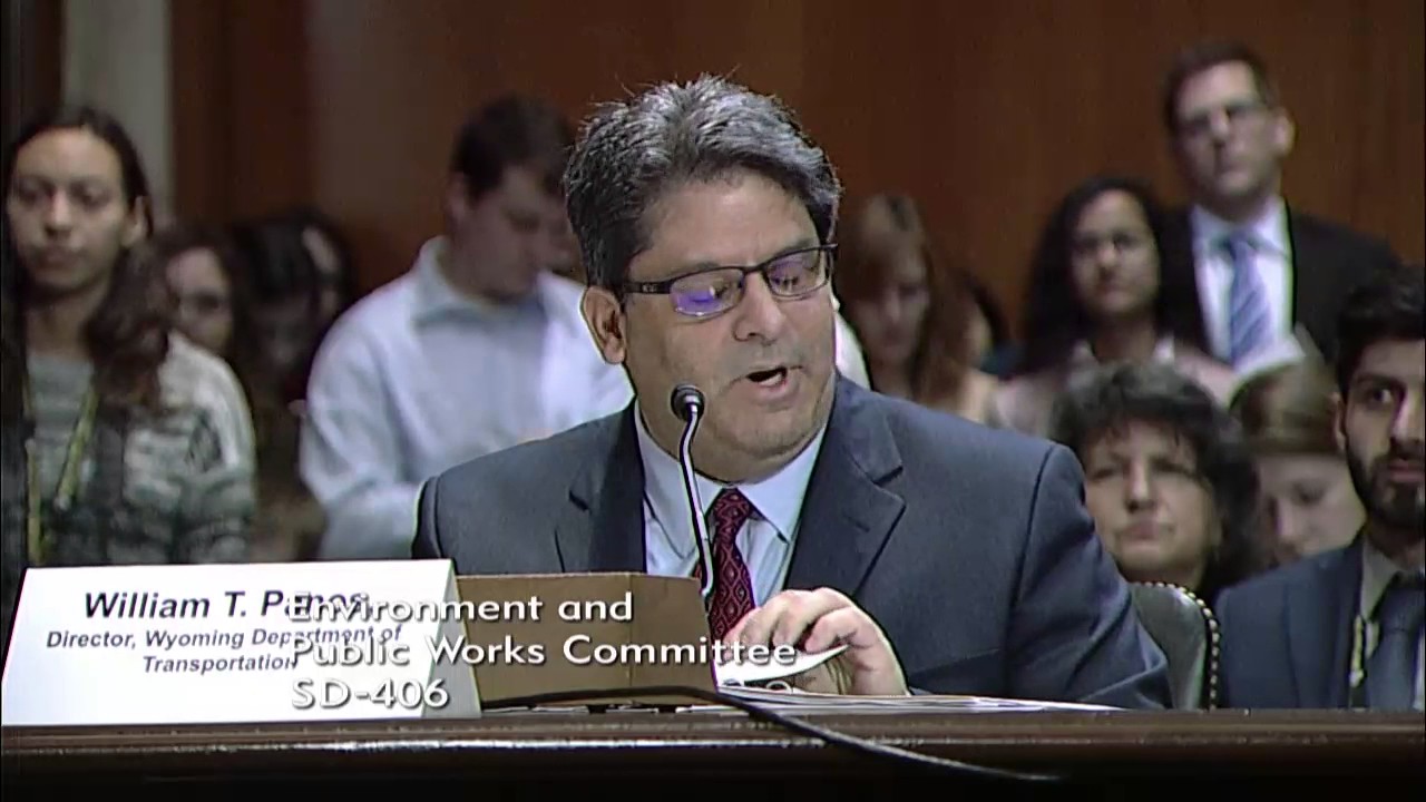 Wyoming Department of Transportation Director Bill Panos Testifies on Rural Needs