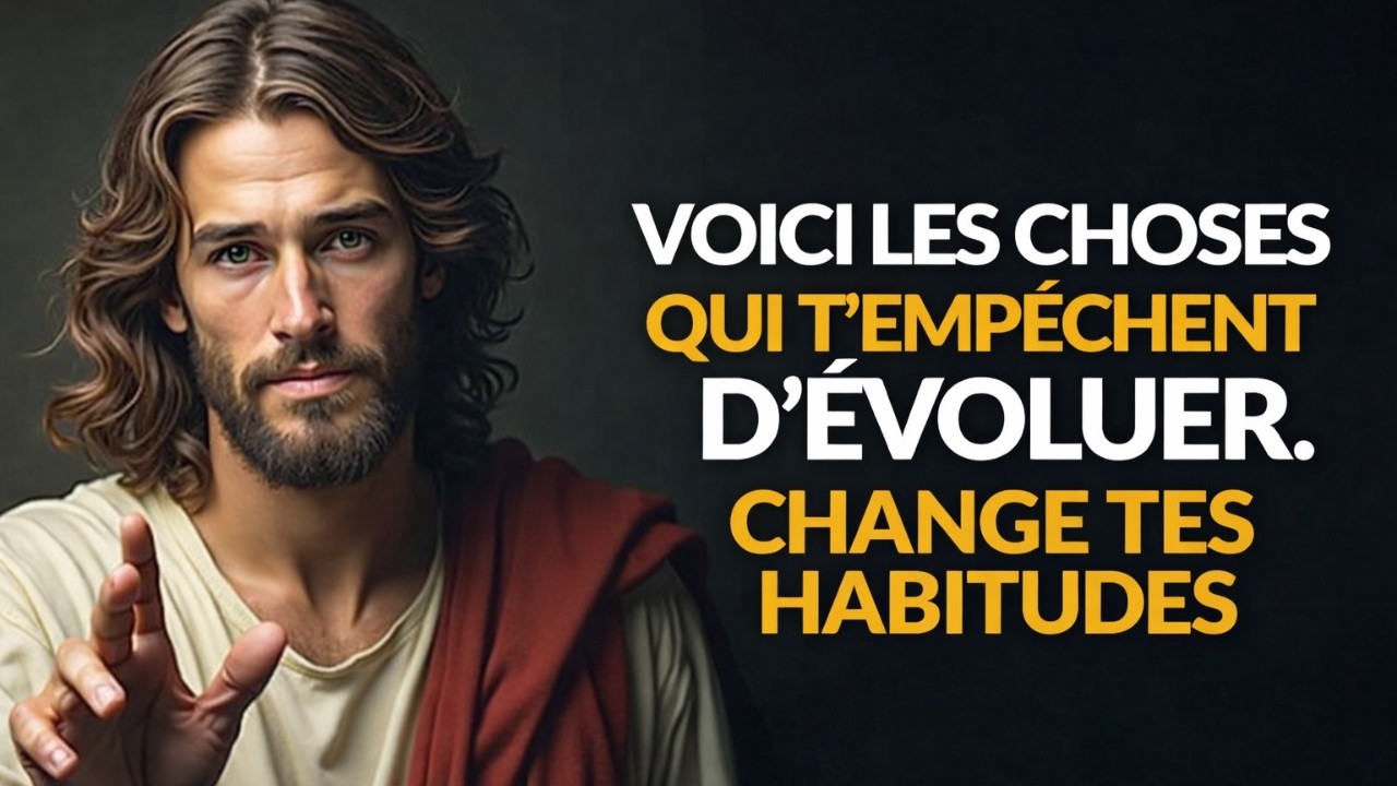 Voici les choses qui t'empêchent d'évoluer. Change tes habitudes