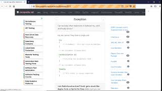 Can we keep other statements in between try, catch and finally blocks | javapedia.net