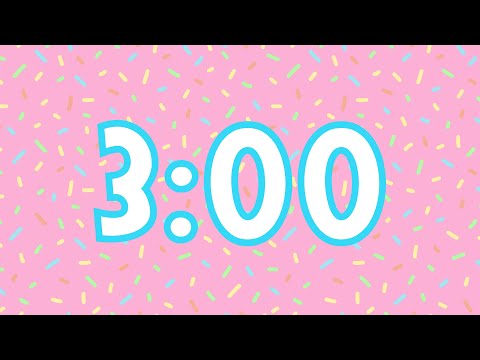 3 Minute Timer | Sprinkles Theme | Lofi Beats🎶| Beeps at End🛎️