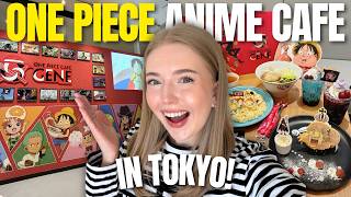 I visited the NEW ONE PIECE CAFE in Tokyo!! (+Anime Merch Shopping)