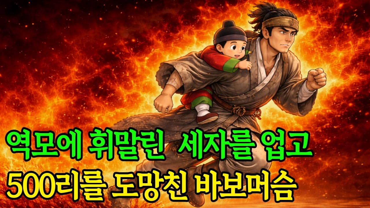 [금빛조선야담] 불타는 궁에서 세자를 업고… 그 바보는 왜 큰 길로 갔을까ㅣ야담 민담 오디오북 수면동화