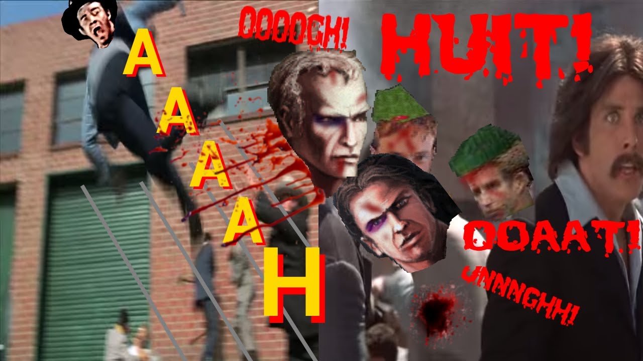 Wilhelm Scream/GoldenEye 007 Enemy Hit Sounds in Anchorman The Legend of Ron Burgundy