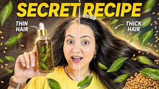 Overnight Hair Re-growth Challenge : Strongest DIY Oil to Grow Faster, Longer,Thicker Hair💕