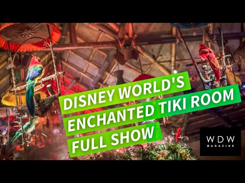 Walt Disney's Enchanted Tiki Room and Pre Show at Walt Disney World ...
