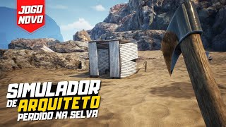 NOVO JOGO DE CONSTRUÇÃO DE CASAS DE BARRO - JUNGLE HOUSE GAMEPLAY screenshot 5