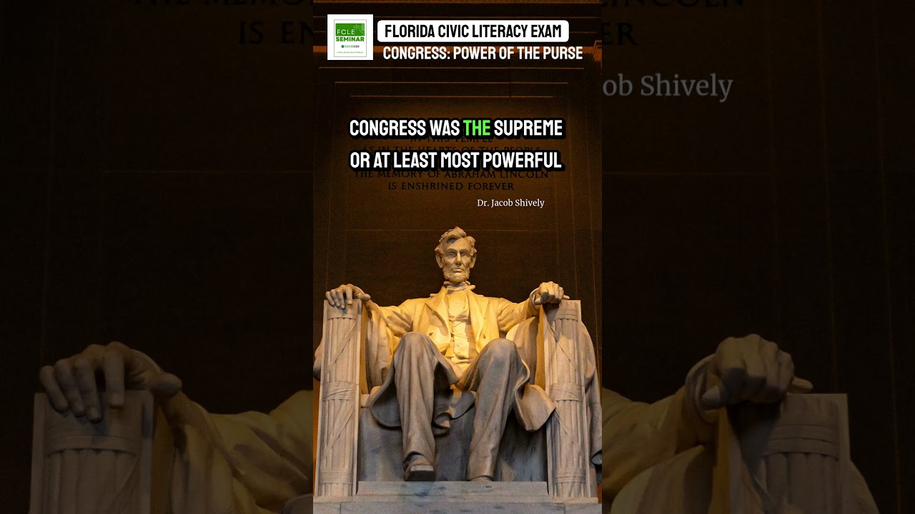 Who Controls the Money?💰 Power of the Purse🏛️FCLE Prep #FCLE #Civics #congress